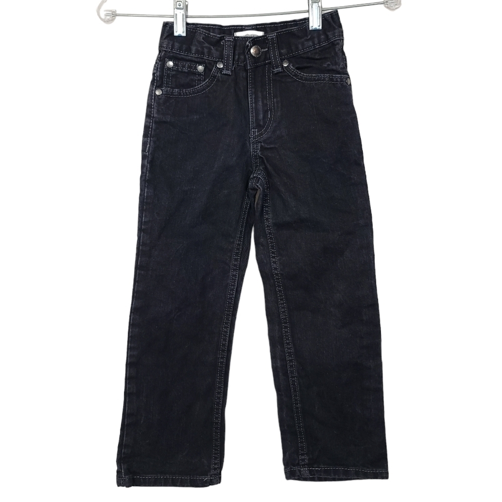 Toughskins Boys Relaxed Black Jeans 5 Slim